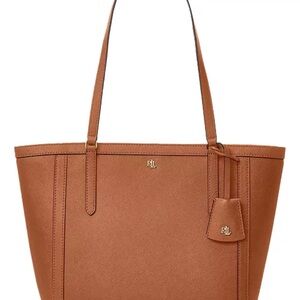 Ralph Lauren Brown Leather Tote